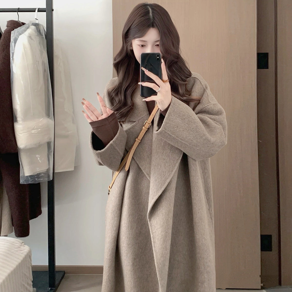 Women's Winter Coat – Black, Coffee, Red