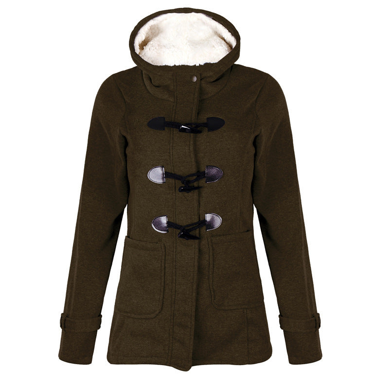 Women's Button-Front Winter Coat