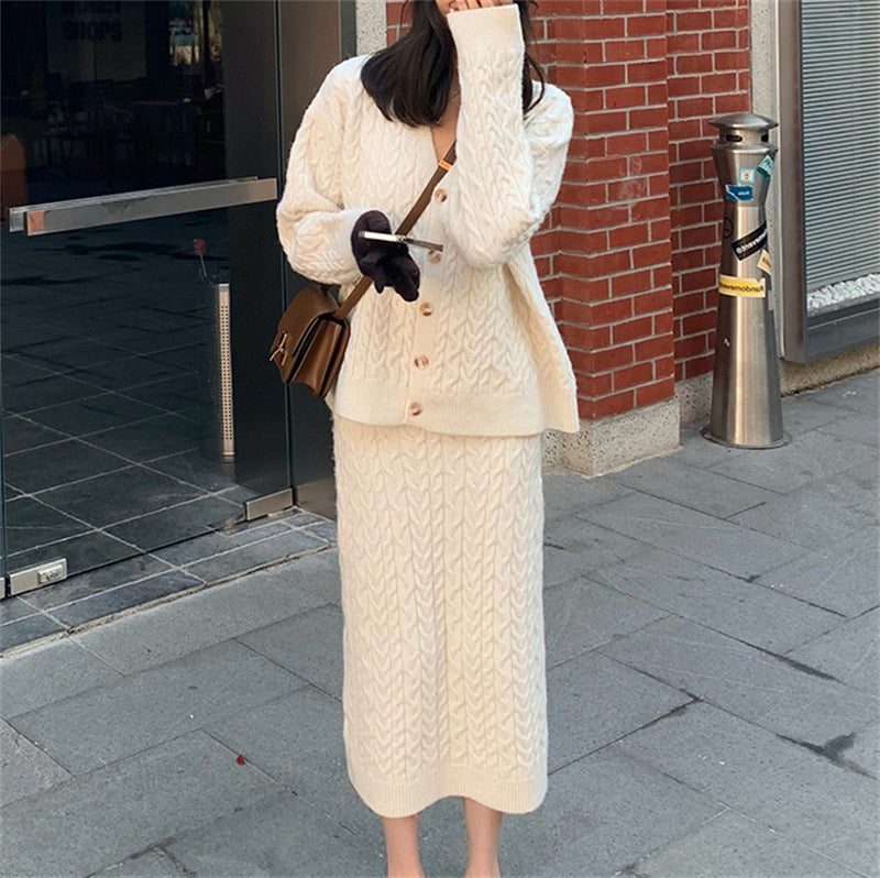 Women's Knit Winter Coat