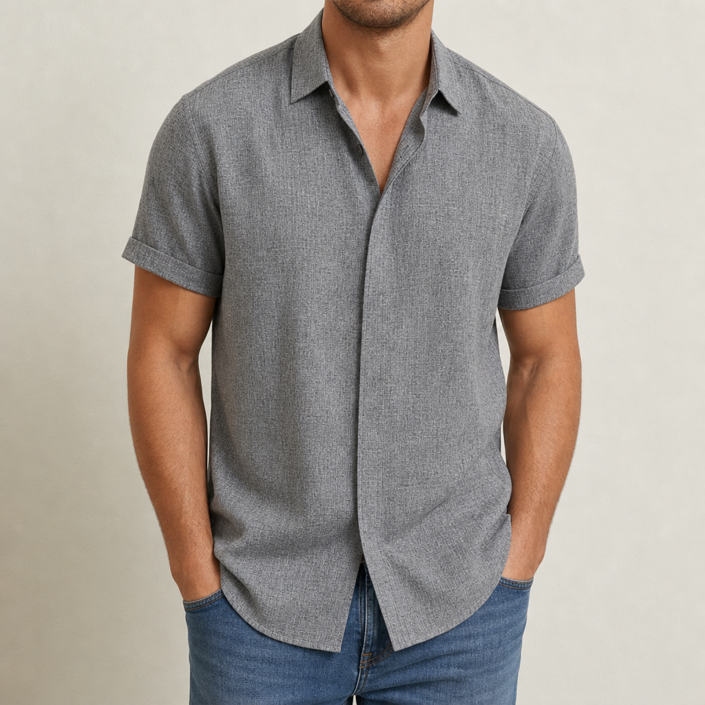 Abigail | Bilbao Linen Short Sleeve Shirt