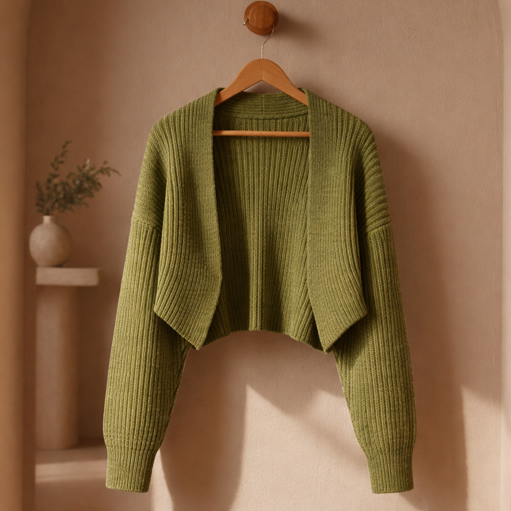 Abigail | Creston Open-Front Shrug Sweater