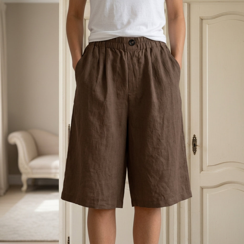 Addison | Siena Linen Comfort Shorts