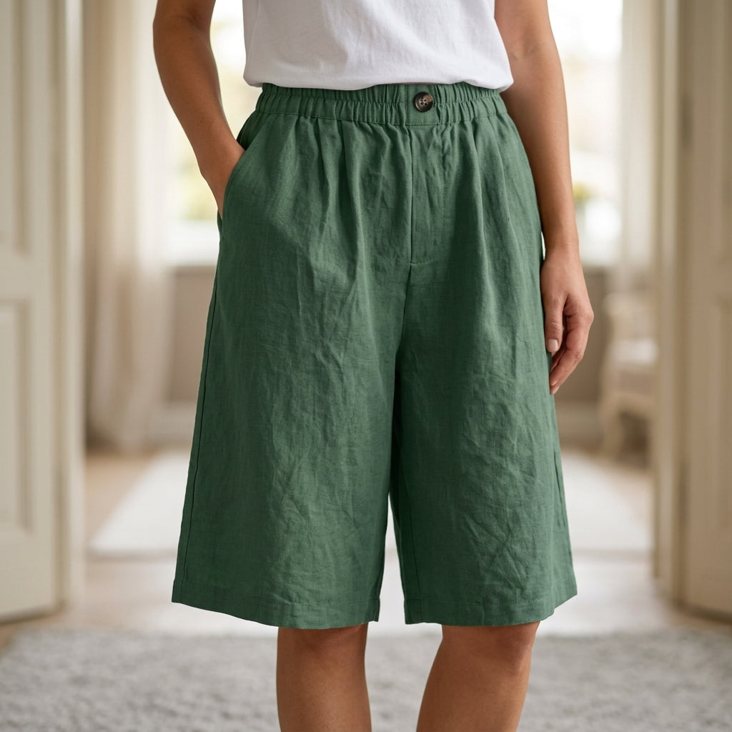 Addison | Siena Linen Comfort Shorts