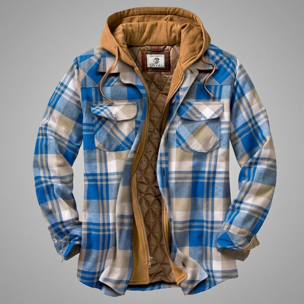 Adrian | Cannes Lumberjack Hooded Jacket
