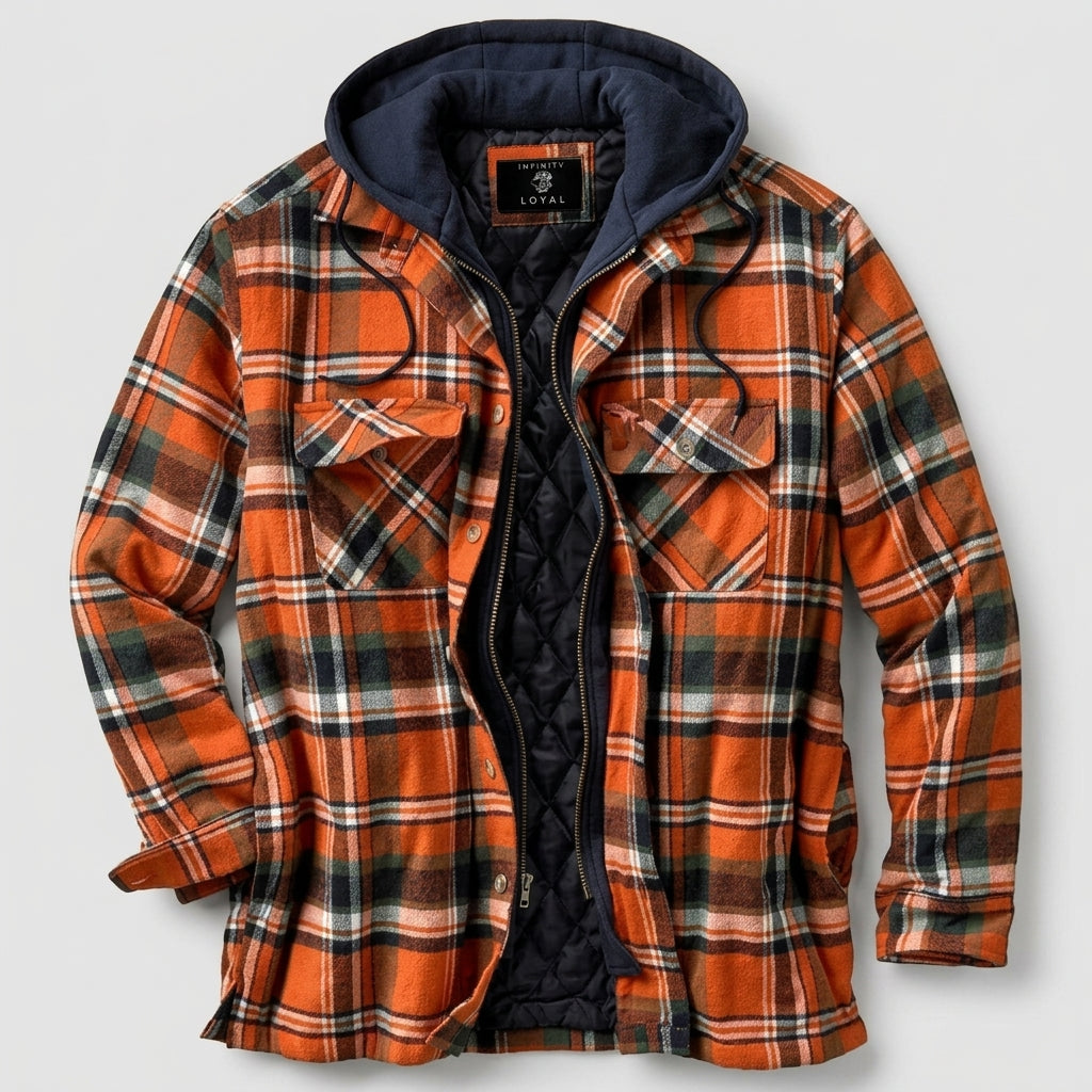 Adrian | Cannes Lumberjack Hooded Jacket