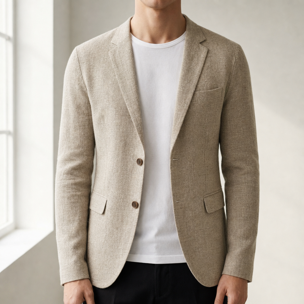 Adrian | Lamego Slim Fit Linen Blazer