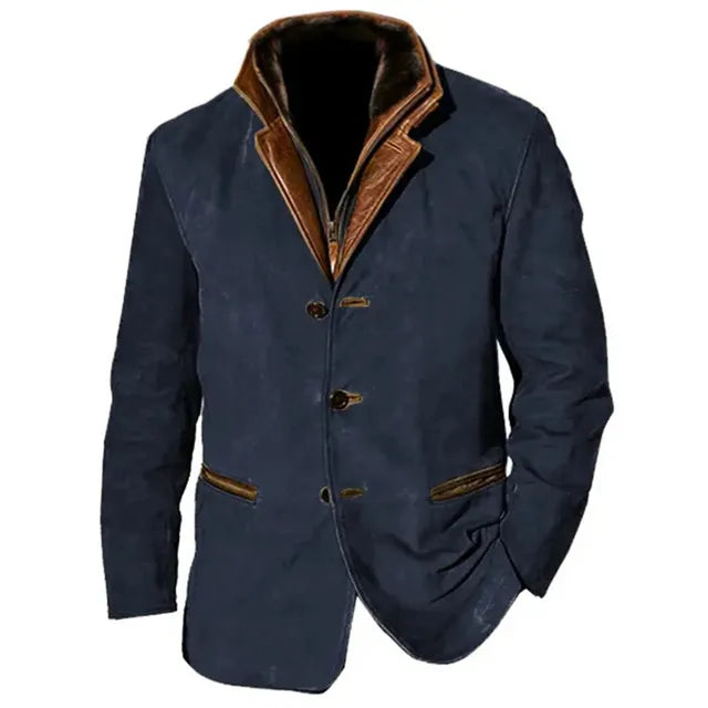 Adrian | Men’s Palermo Leather Button-Up Jacket