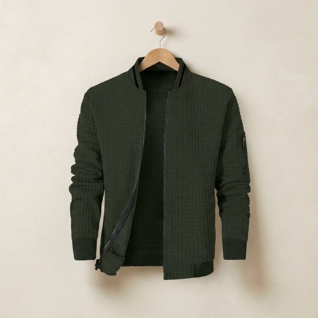 Alexander | Gridlock Quilted Bomber Jacket