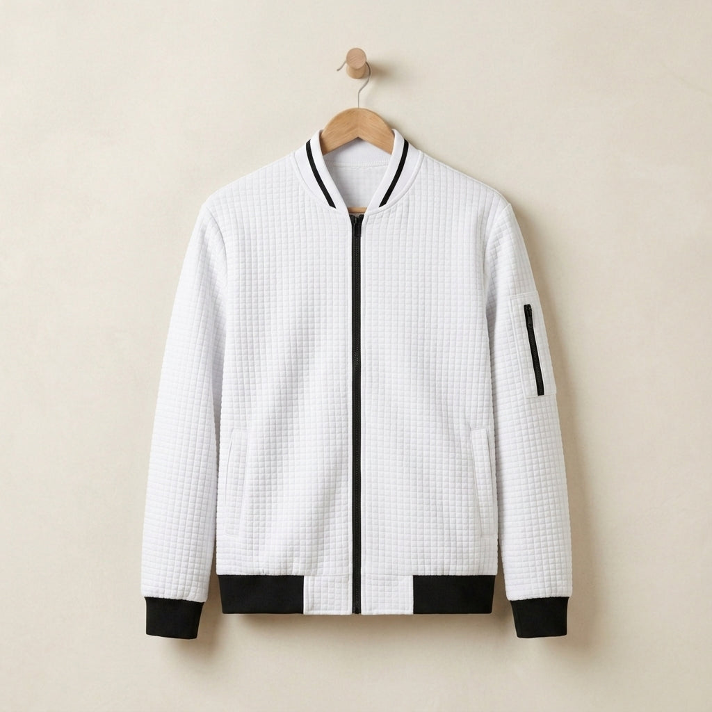 Alexander | Gridlock Quilted Bomber Jacket