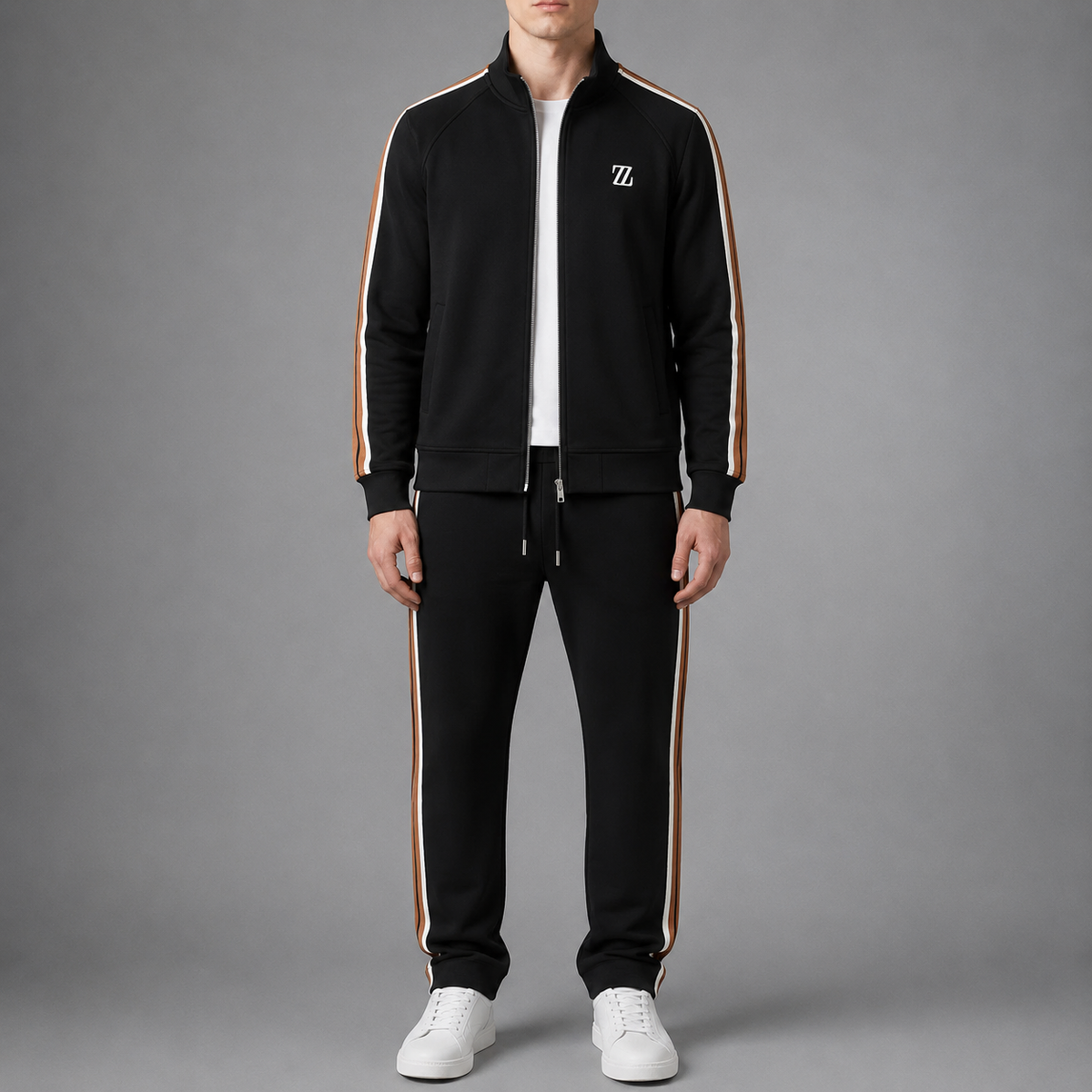 Alexander | Mdina Colorblock Zip Tracksuit Set