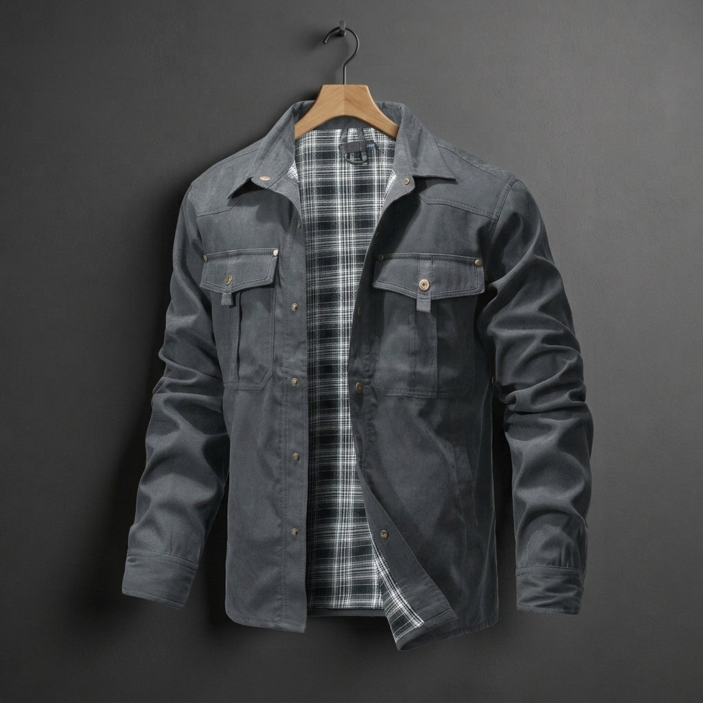 Alexander | Redline Flannel-Lined Overshirt Jacket
