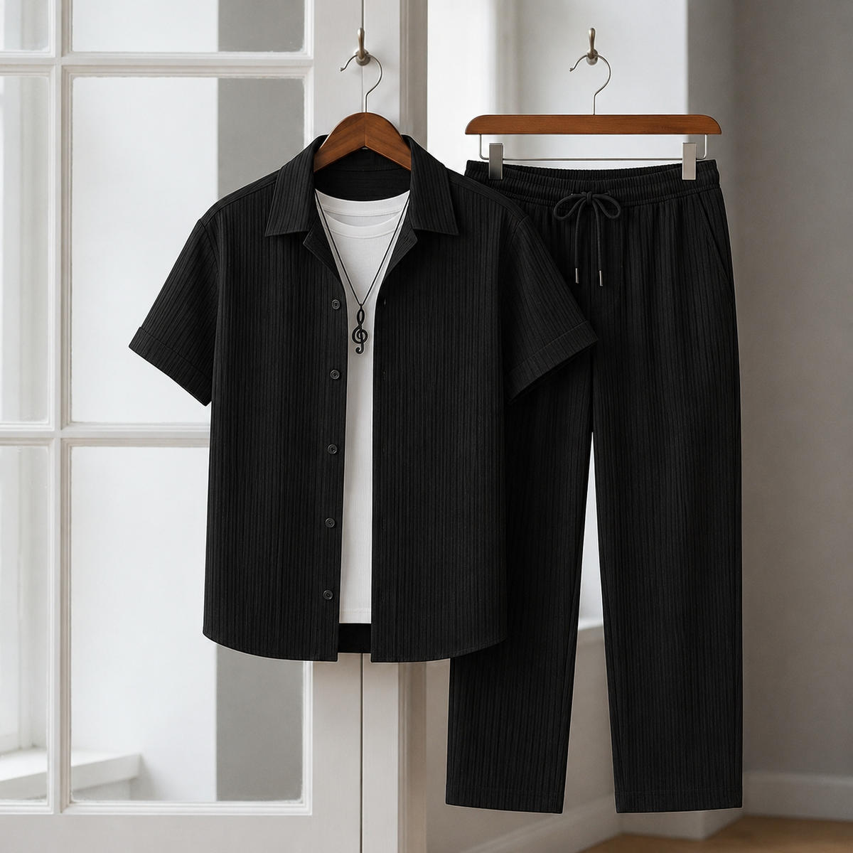 Anthony | Capri Two-Piece Linen Style Set