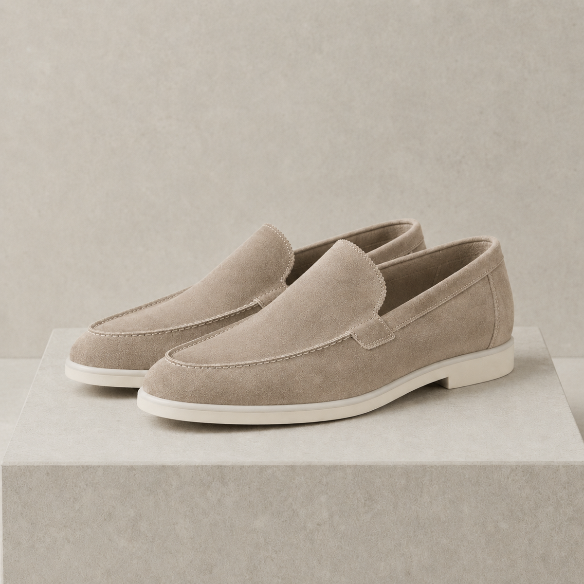 Asher | Aix Suede Slip-On Loafers
