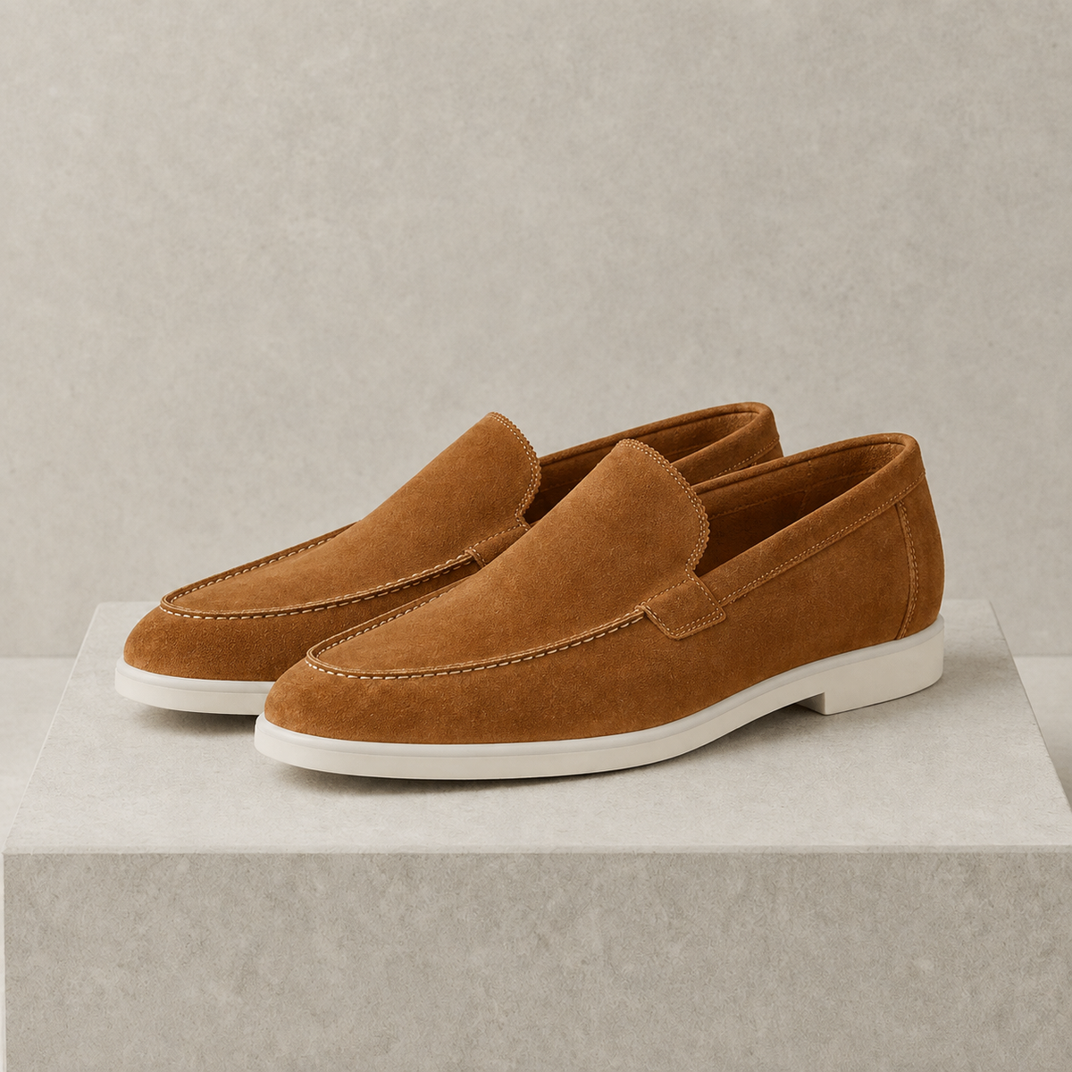 Asher | Aix Suede Slip-On Loafers