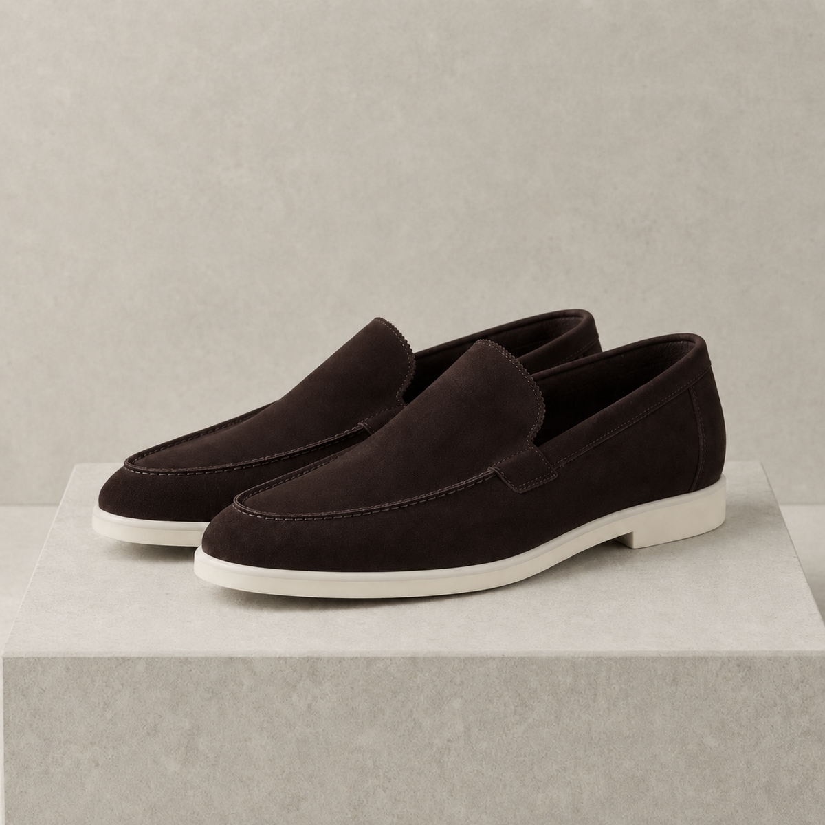 Asher | Aix Suede Slip-On Loafers