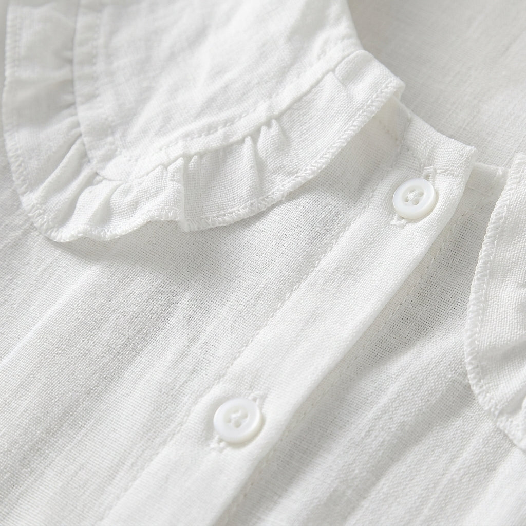 Audrey | Barcelona Ruffle Neck Shirt