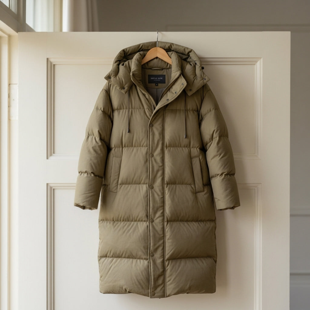 Audrey | Blyneé Long Puffer Jacket with Hood
