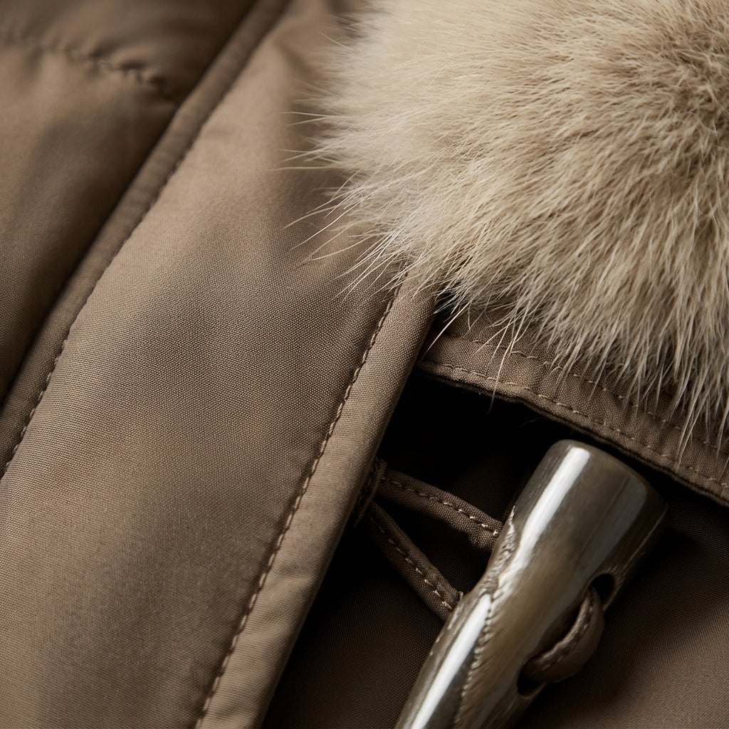 Aurora | Blaivelle Puffer Jacket with Faux Fur Collar