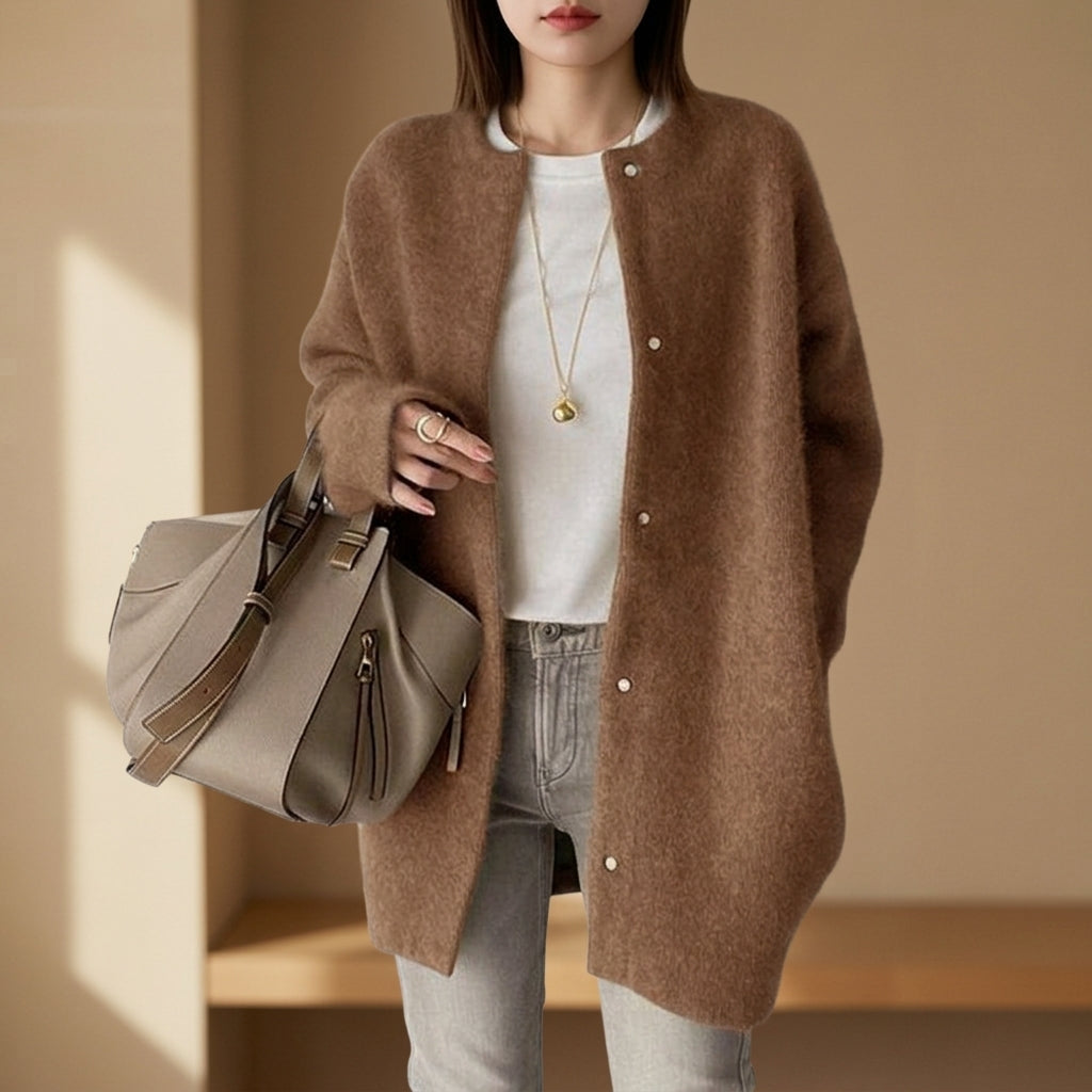 Aurora | Gordes Oversized Wool Cardigan
