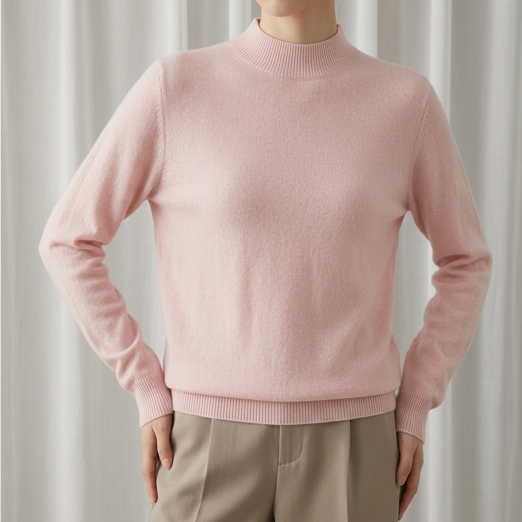 Bella | Hyeres Mock Neck Sweater