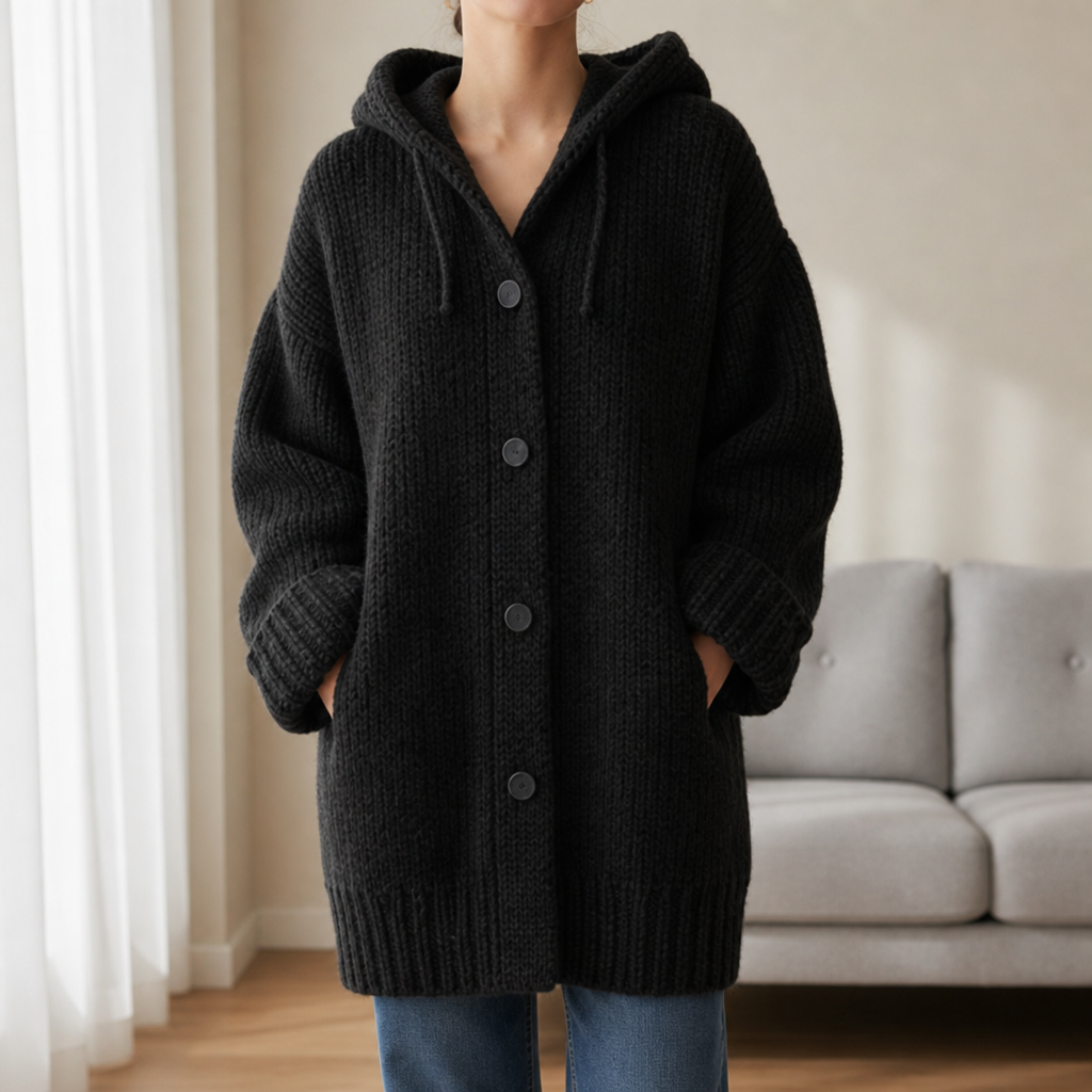 Bella | Sete Hooded Knit Cardigan