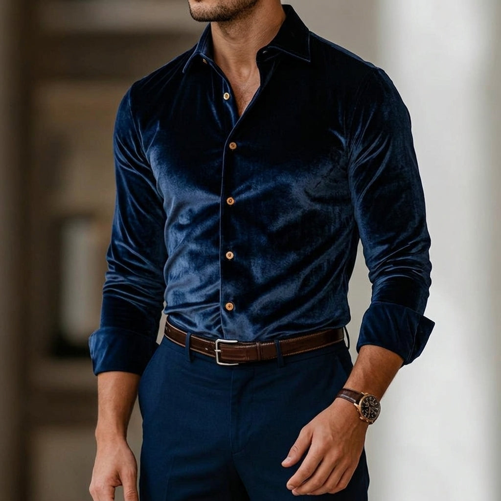 Benjamin | Bonifacio Velvet Shirt