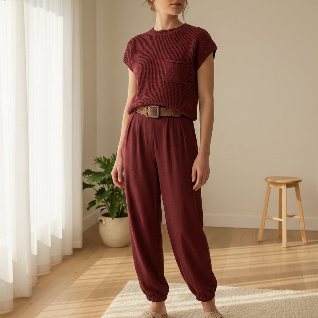 Camila | Bergamo Ribbed Knit Two-Piece Set