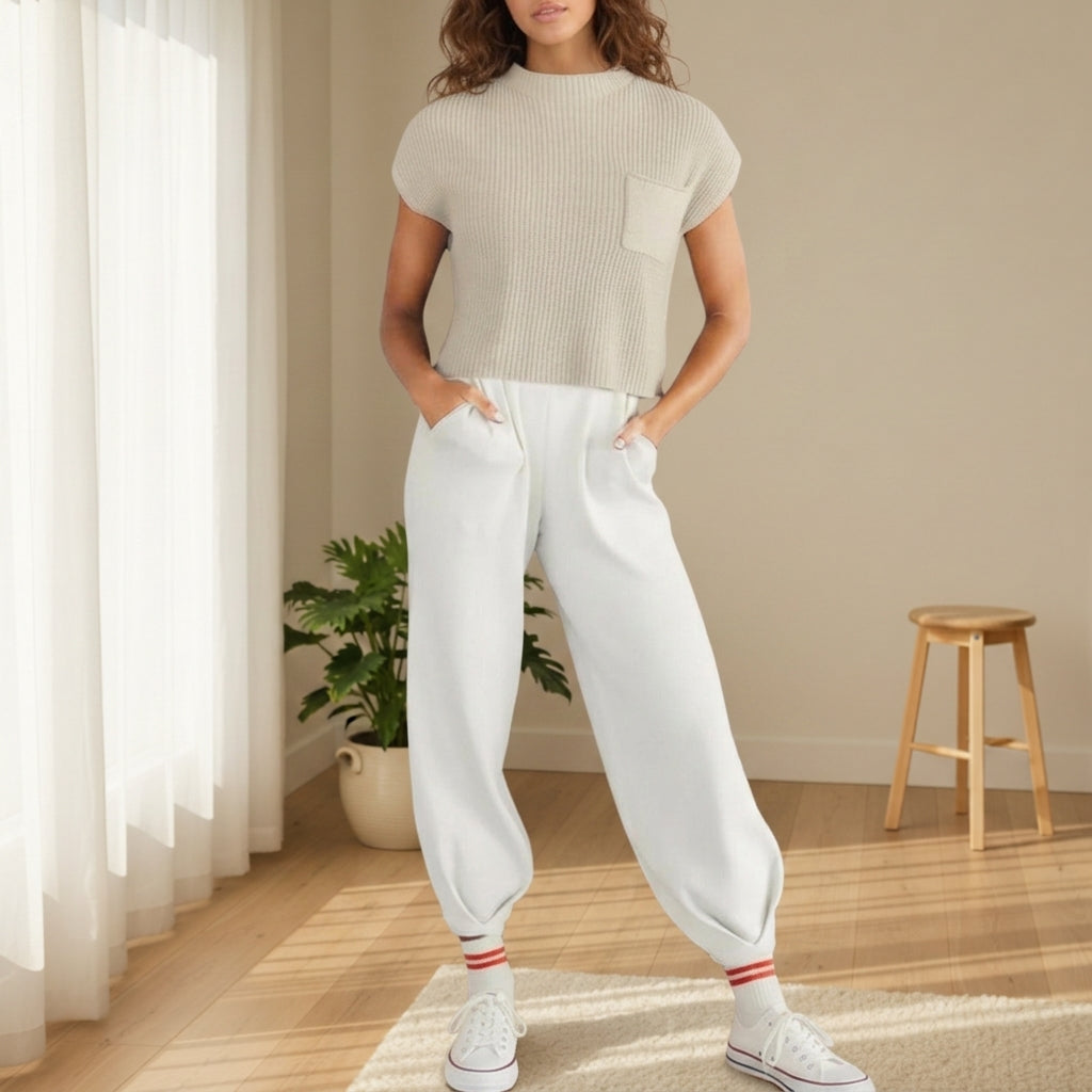 Camila | Bergamo Ribbed Knit Two-Piece Set