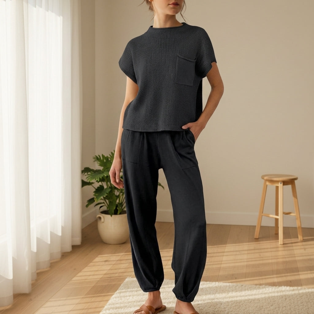 Camila | Bergamo Ribbed Knit Two-Piece Set