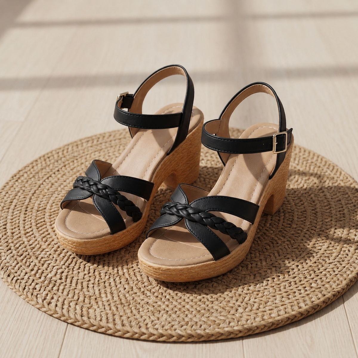 Camila | Comino Braided Platform Sandals
