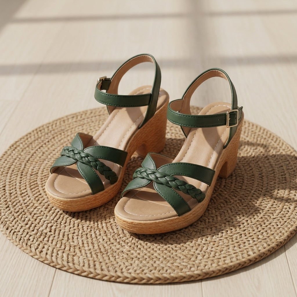 Camila | Comino Braided Platform Sandals