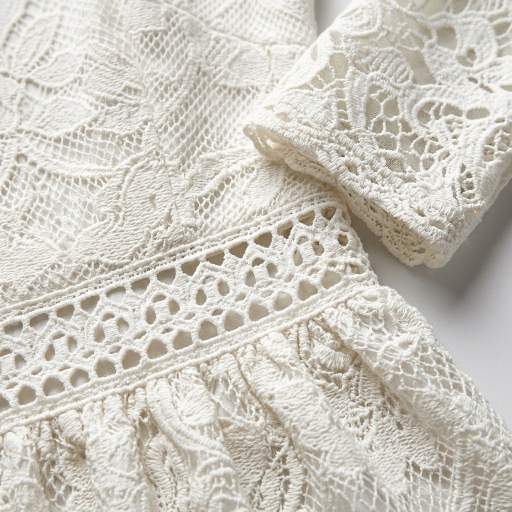 Camila | Zarelle Lace Ruffle Dress