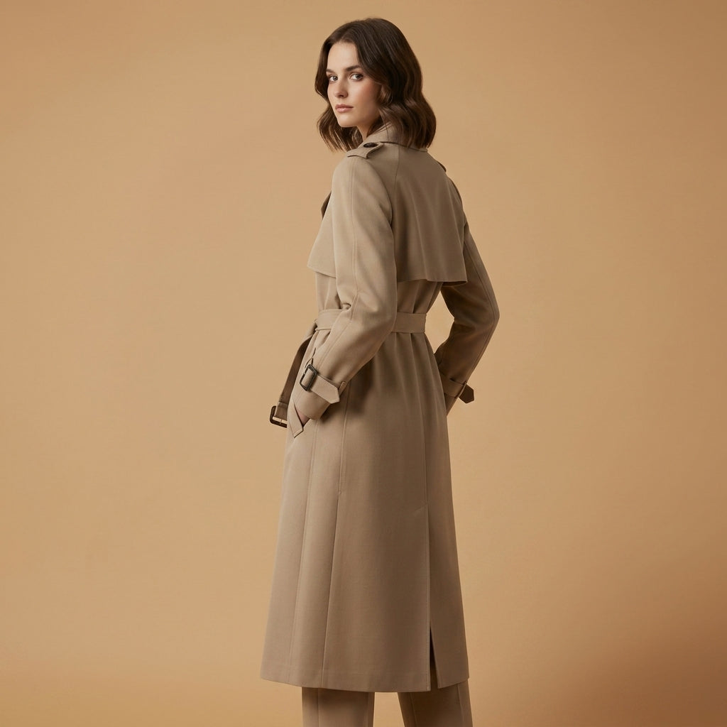 Caroline | Cefalu Belted Trench Coat