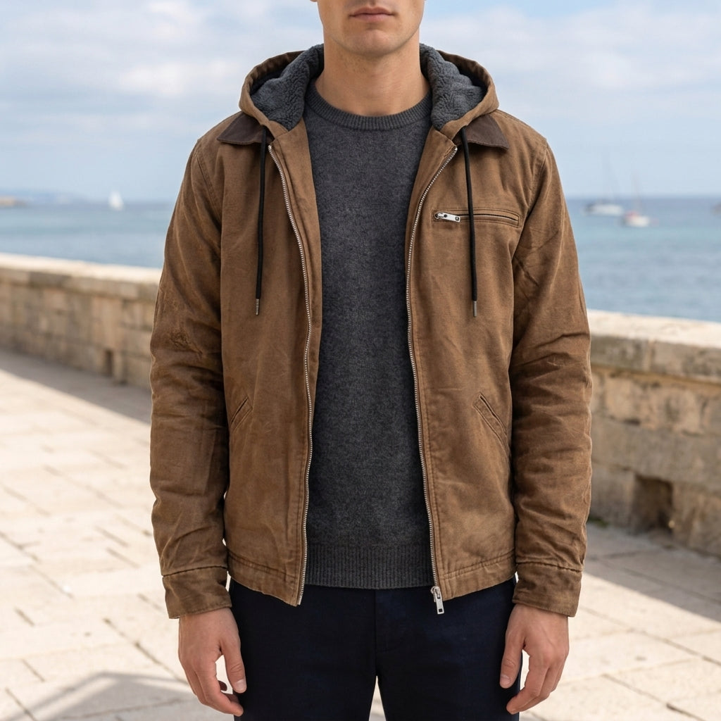 Carter | Ghent Men's Hooded Full Zip Jacket