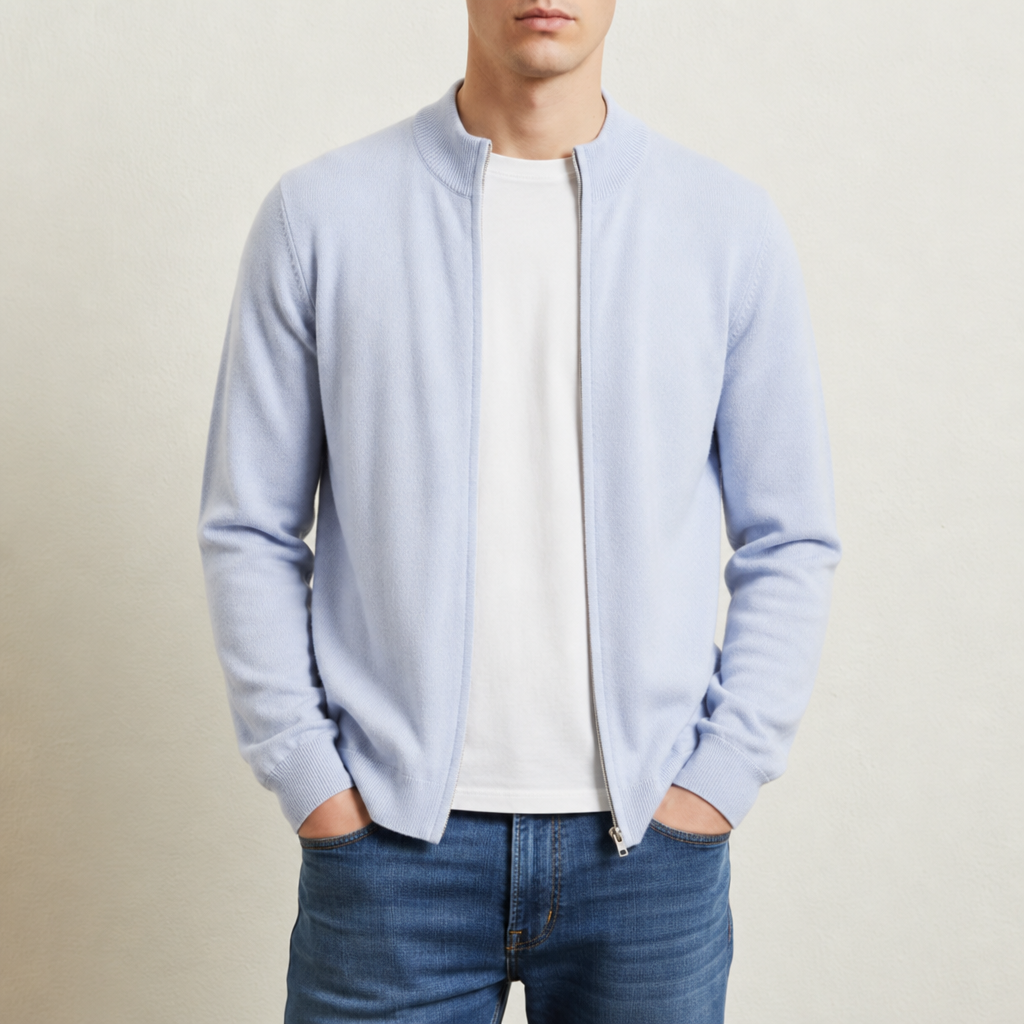 Christian | Altea Cashmere Zip Cardigan