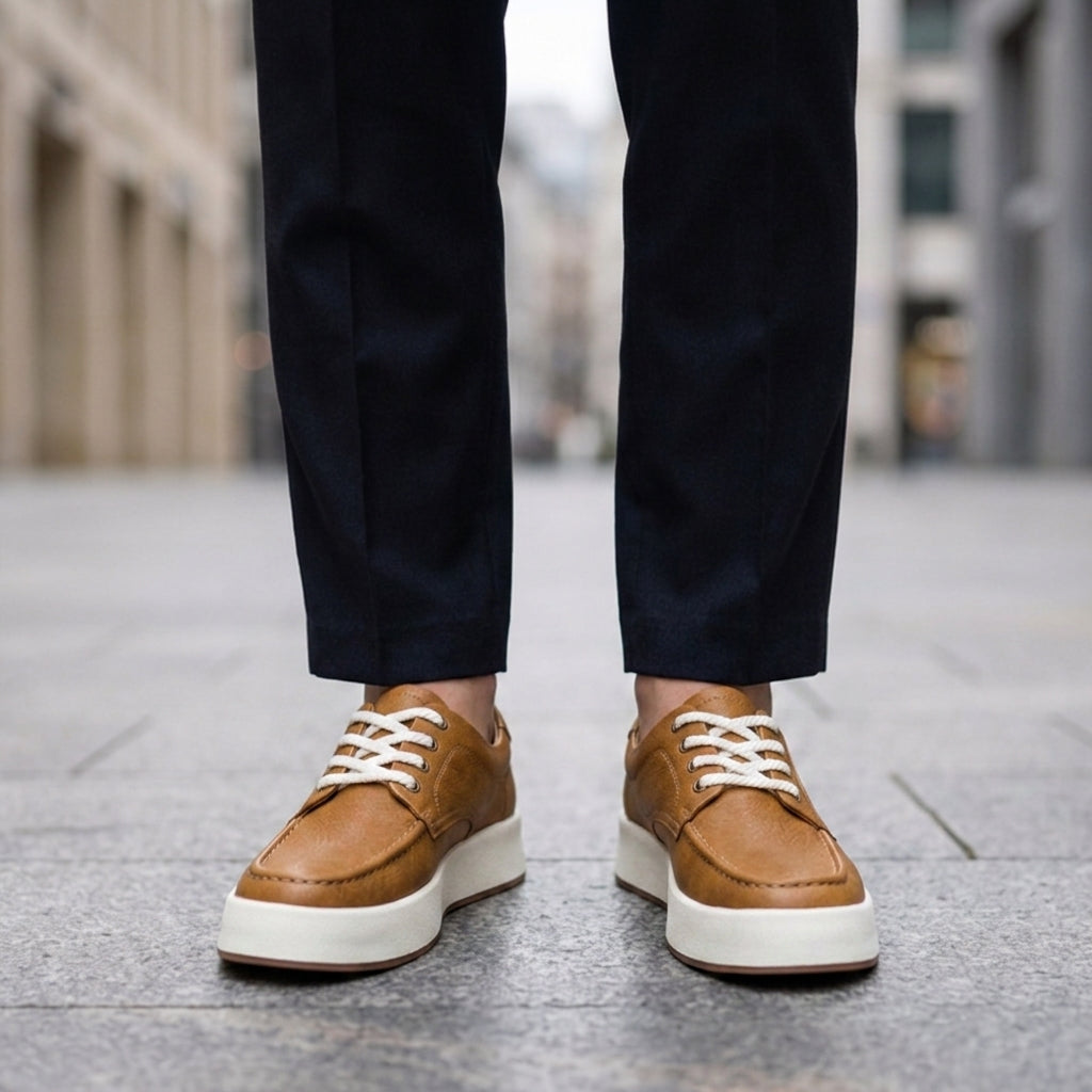 Christian | Paxos Leather Platform Sneakers