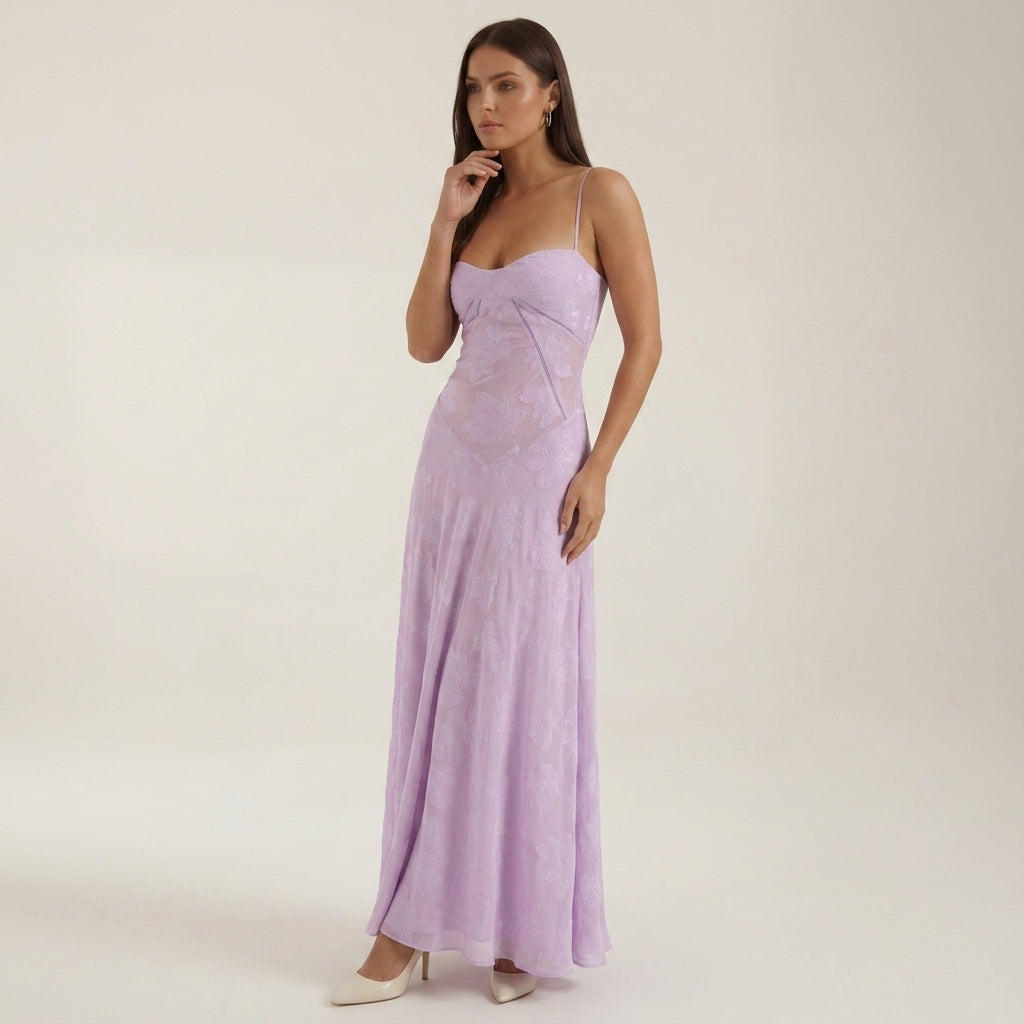 Claire | Cefalu Lace Maxi Dress