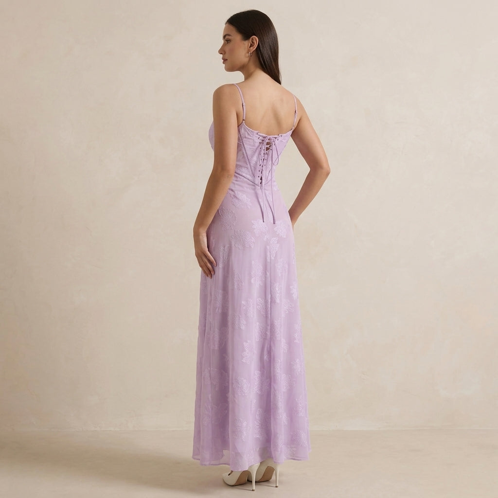 Claire | Cefalu Lace Maxi Dress