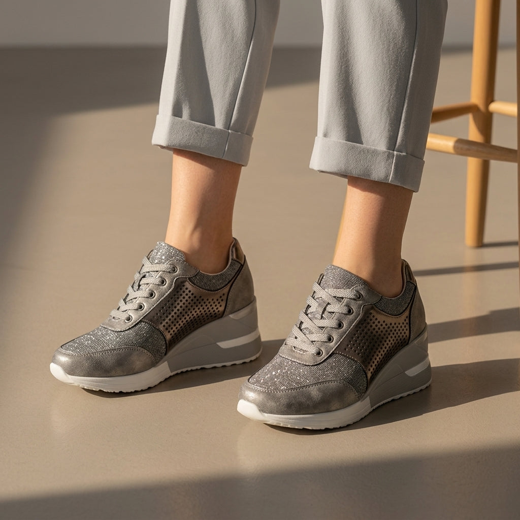 Claire | Comporta Orthopedic Wedge Sneakers