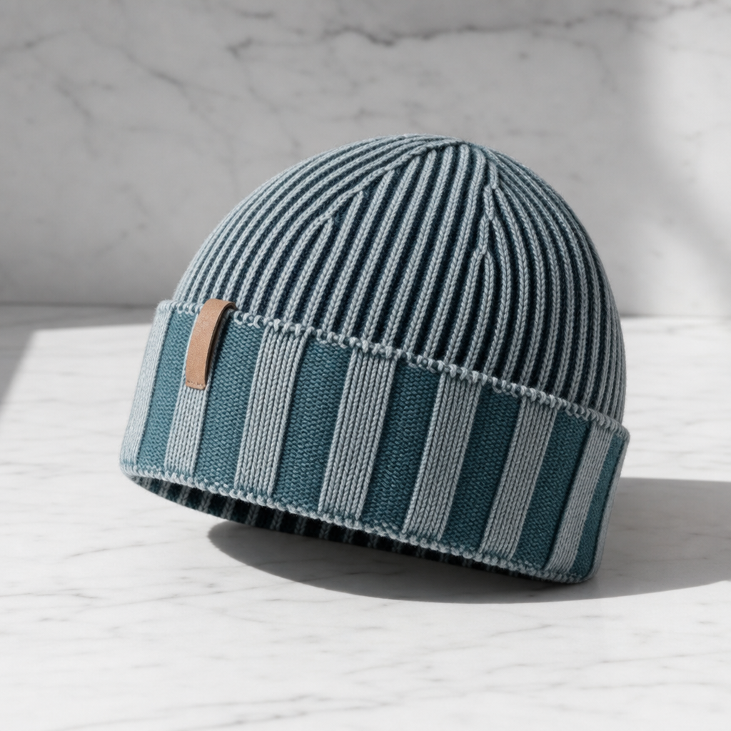 Claire | Maratea Vintage Ribbed Knit Beanie