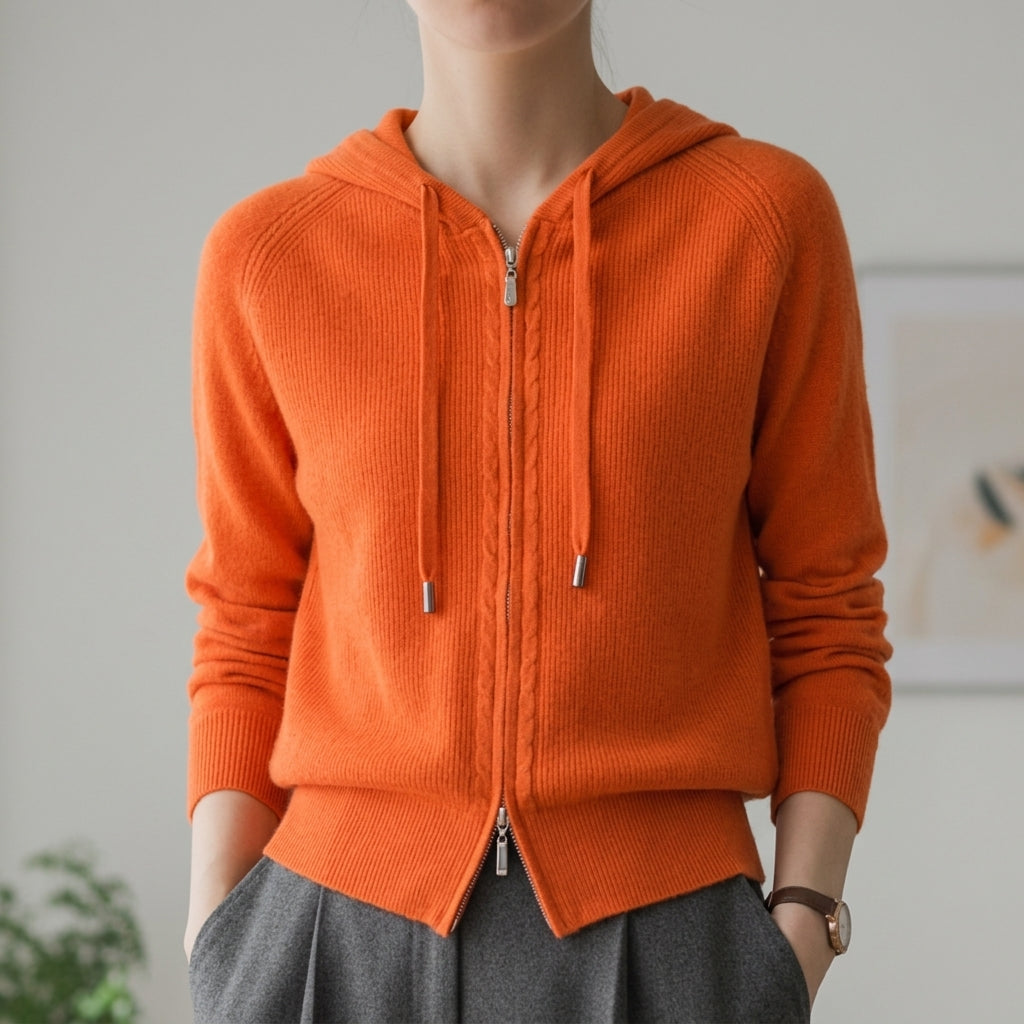 Claire | Sete Knit Zip Hoodie