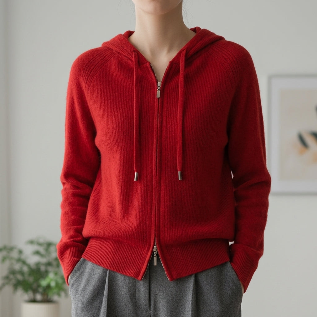 Claire | Sete Knit Zip Hoodie