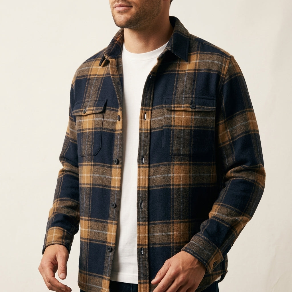Daniel | Folegandros Flannel Shirt