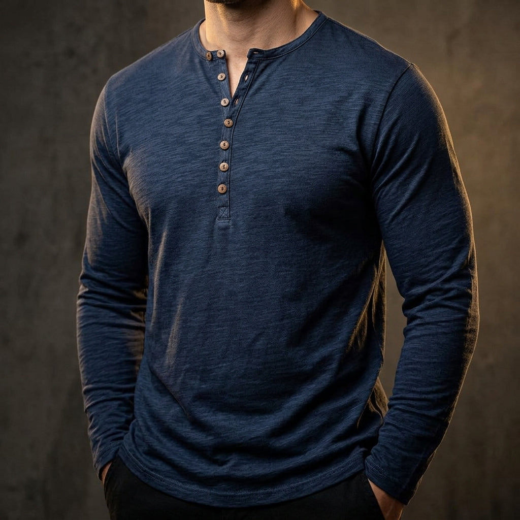 Daniel | Modica Long-Sleeve Henley Shirt