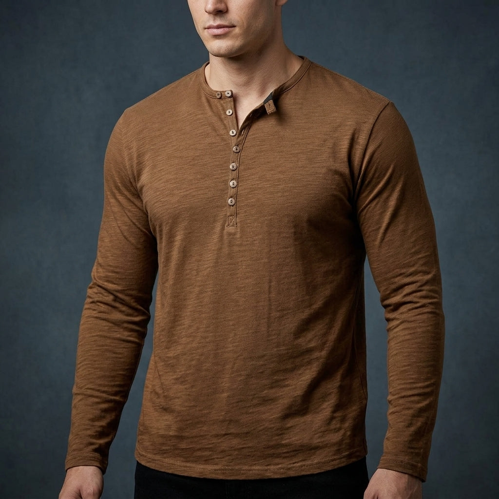 Daniel | Modica Long-Sleeve Henley Shirt