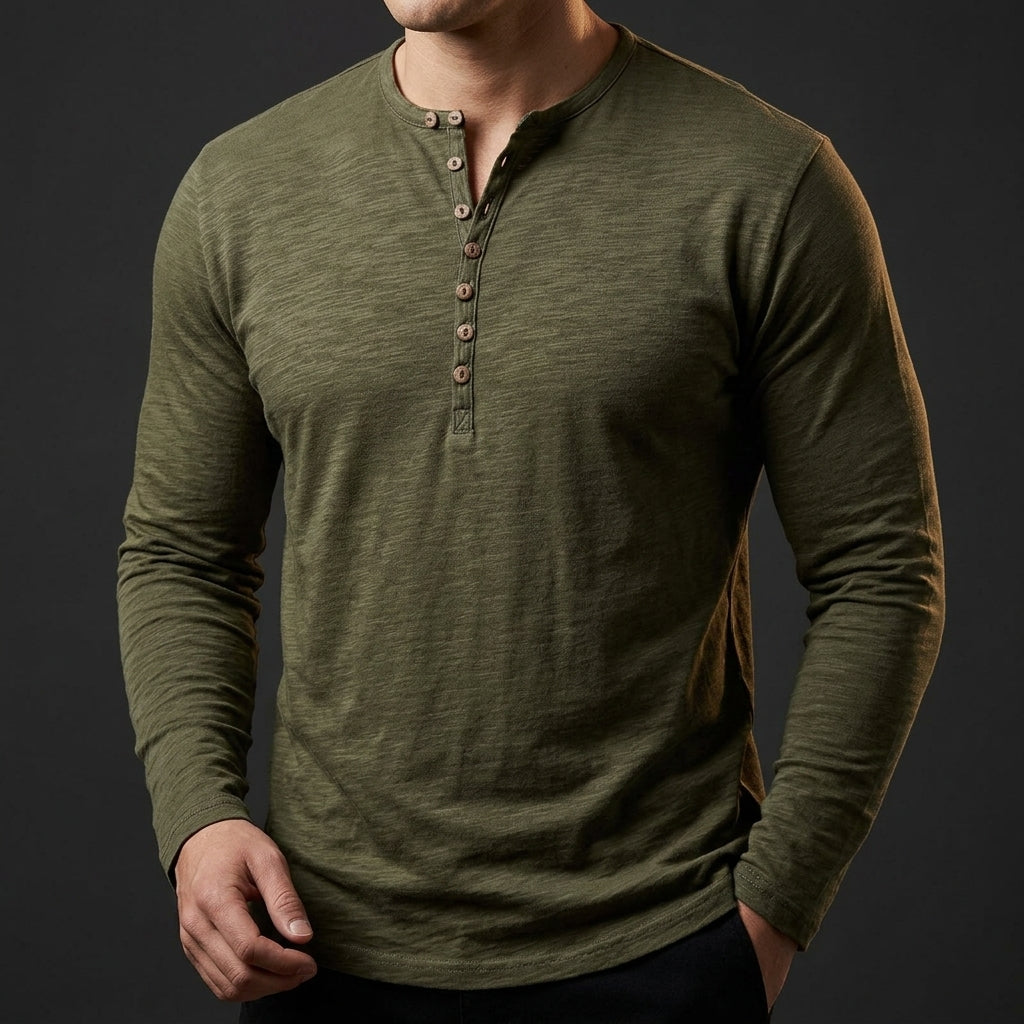 Daniel | Modica Long-Sleeve Henley Shirt