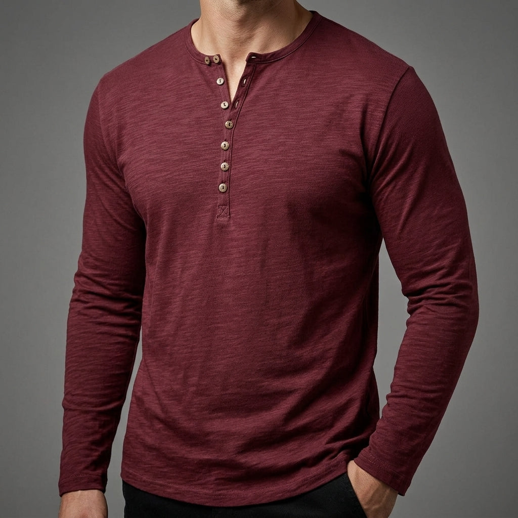 Daniel | Modica Long-Sleeve Henley Shirt