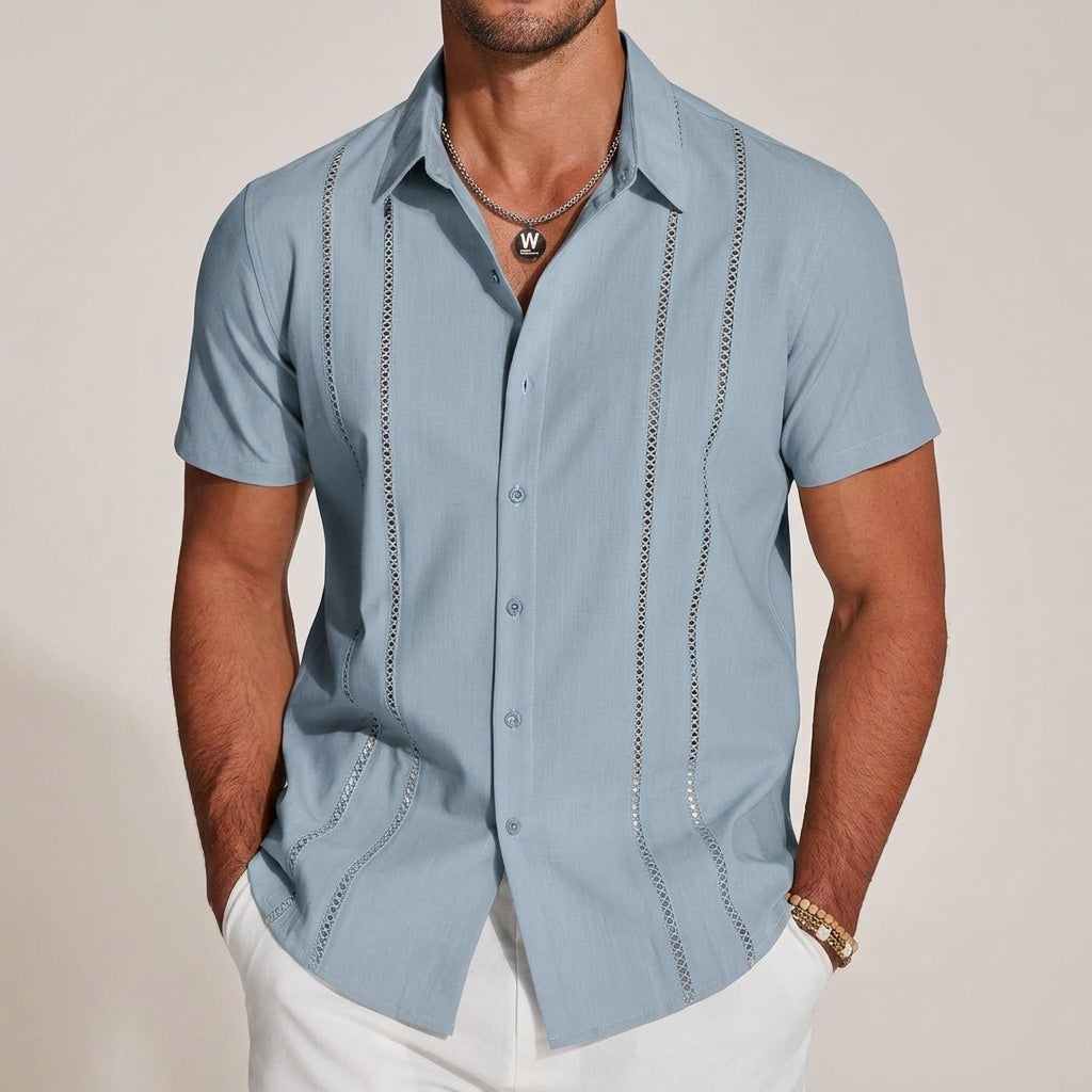 Daniel | Solente Linen Guayabera Shirt
