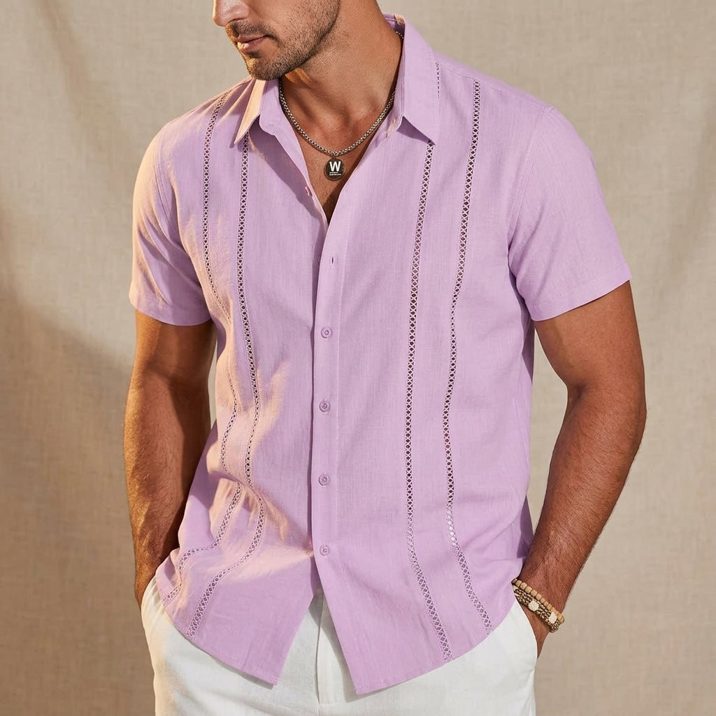 Daniel | Solente Linen Guayabera Shirt