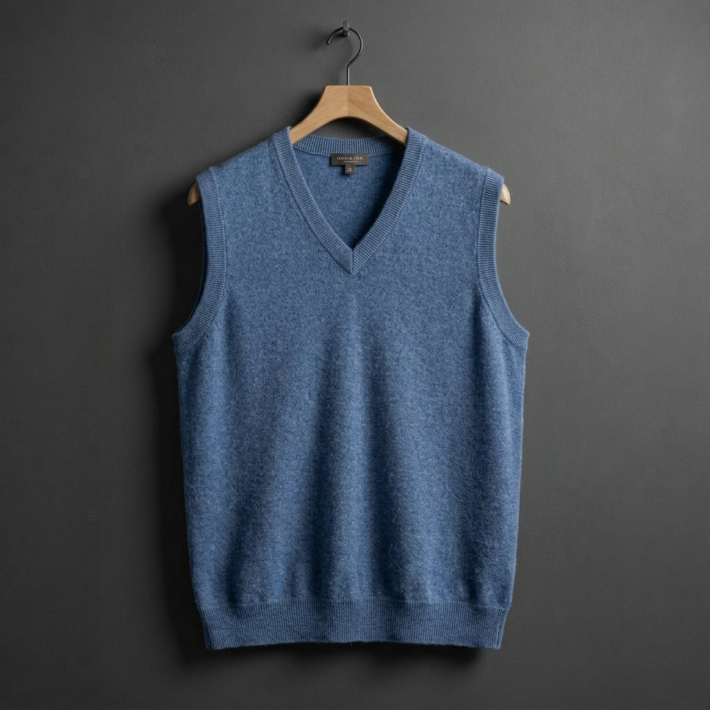 Dylan | Alderton Cashmere V-Neck Vest